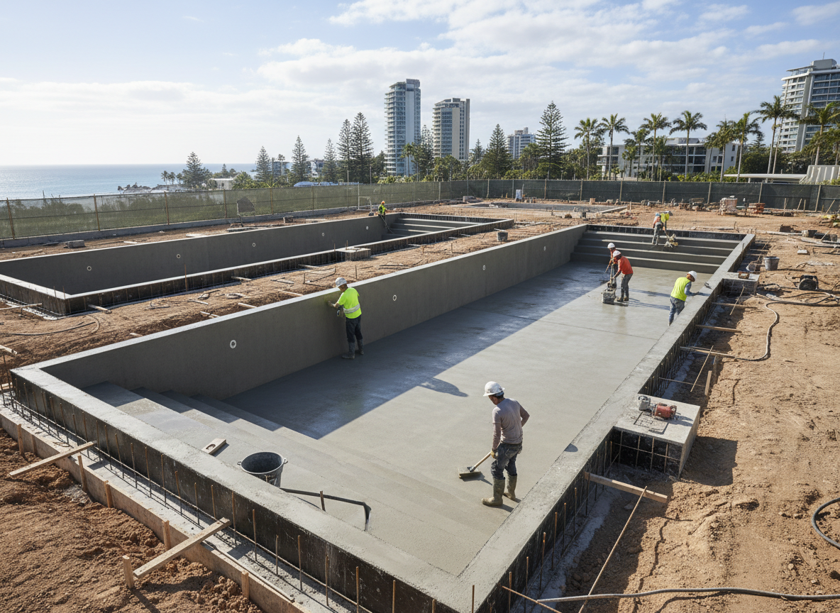 Concrete Lap Pools in Gold Coast