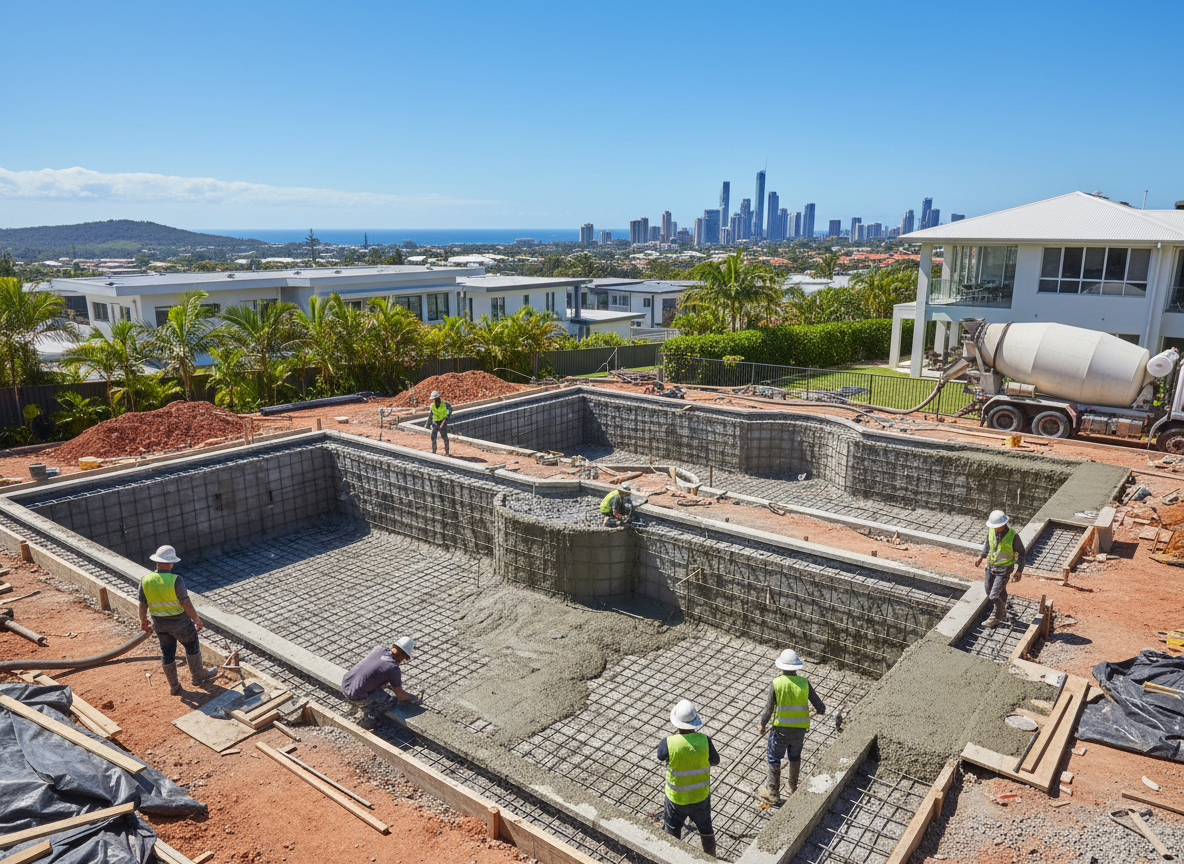 Concrete Pool Construction in Gold Coast
